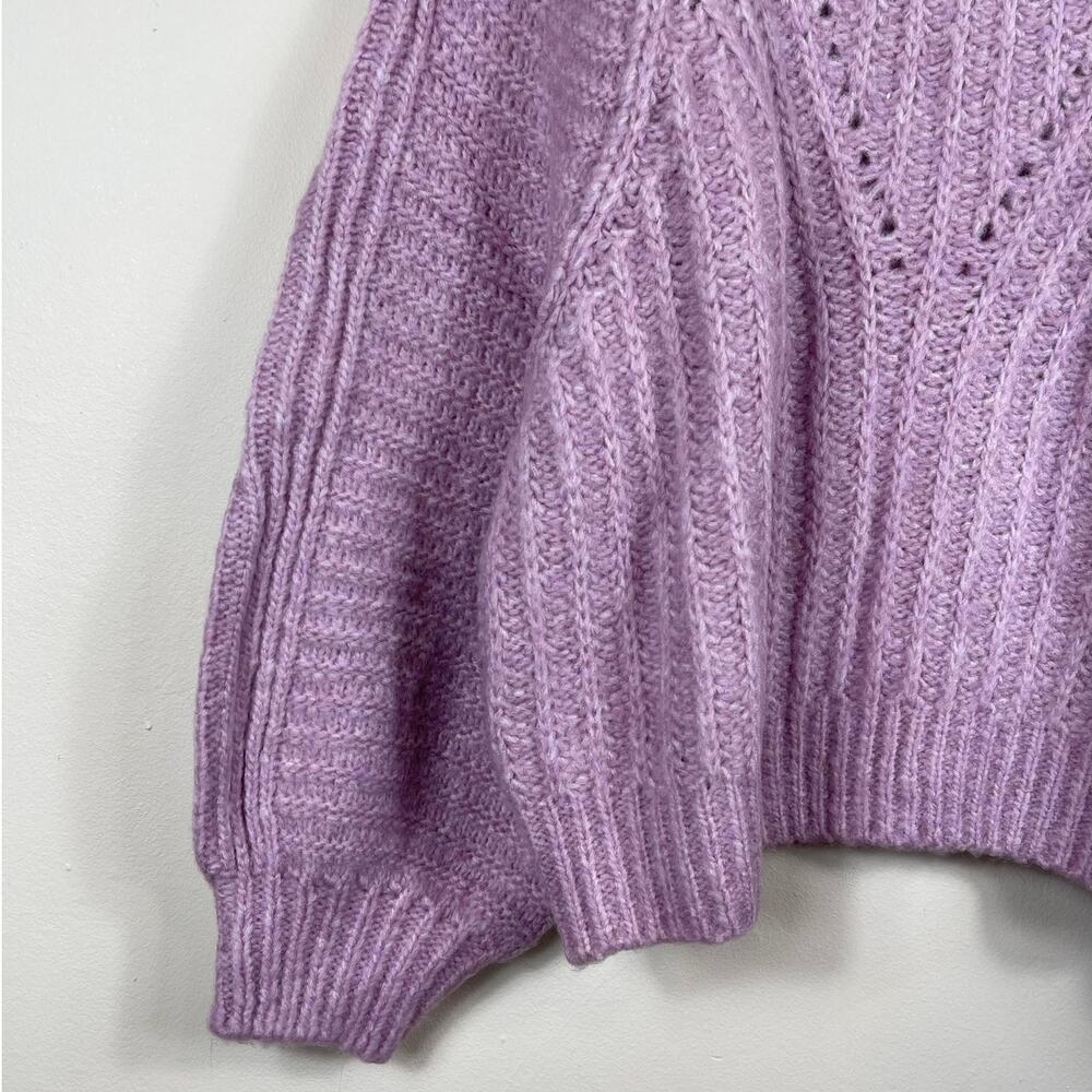 New Free People Carter Pullover in Moonlit Orchid Women's Size M - Picture 5 of 11